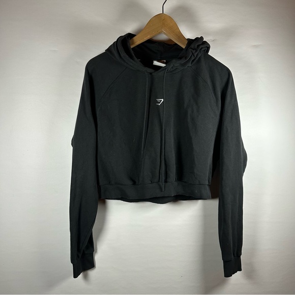 Gymshark Tops - Black gymshark Hoodie